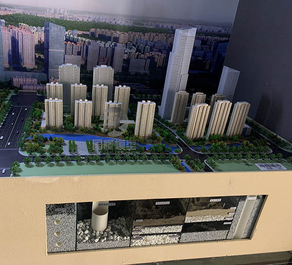 大宁县建筑模型