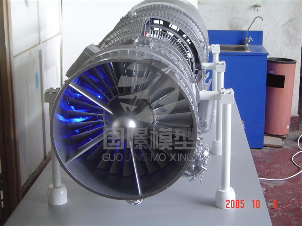 大宁县飞机发动机模型